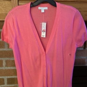 Lightweight short sleeve sweater